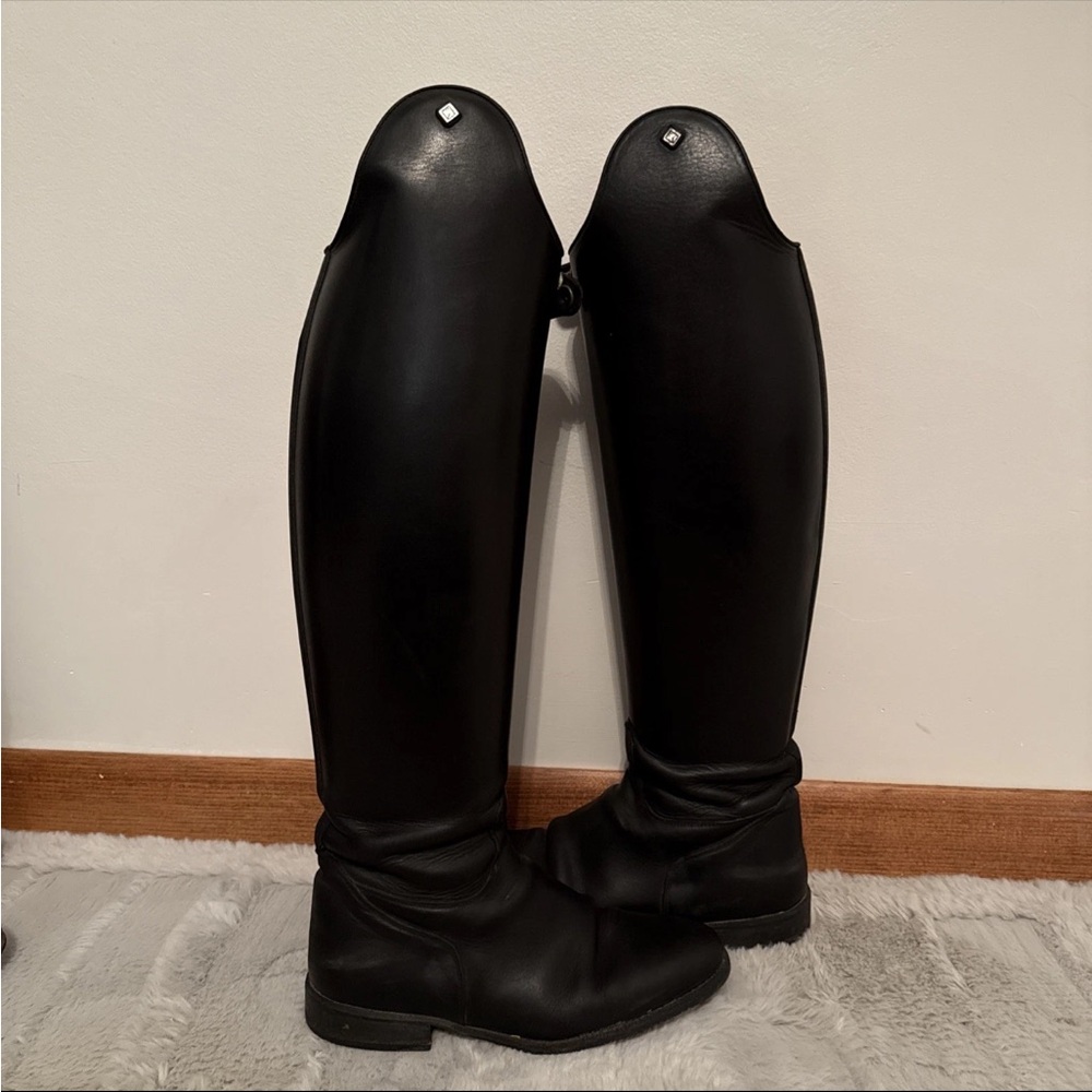 Black DeNiro Dressage Tall Riding Boots size 38 MA/M